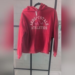 Aeropostale Athletics Red Crew Neck Sweater